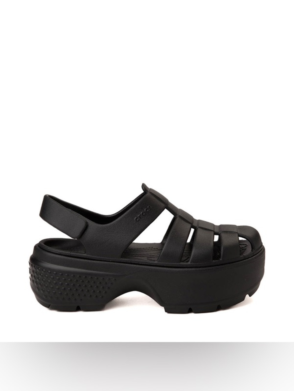Crocs Women’s Classic Platform Fisherman Sandal - Black